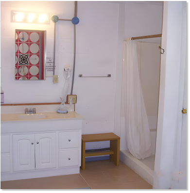 This is a picture of our shower house