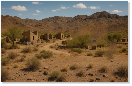 Swansea Ghost Town which is one of our local attractions.