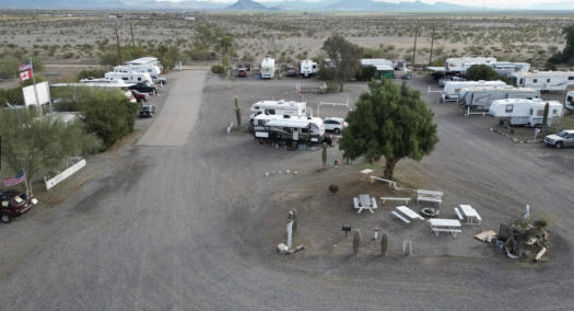This shows all of our rv sites 