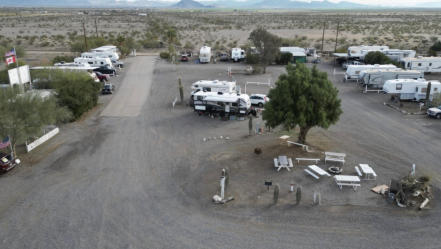 This shows all of our rv sites 